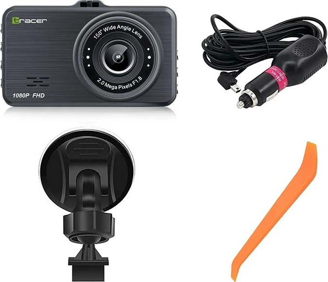 Kamerë regjistruese për veturë Tracer 3.0S FHD CAPRI, Full HD, 3 inç, e zezë