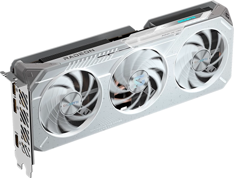 Kartelë grafike GIGABYTE AMD Radeon RX 9060 XT GAMING OC ICE 16G, 16GB GDDR6, PCIe 5.0, e bardhë