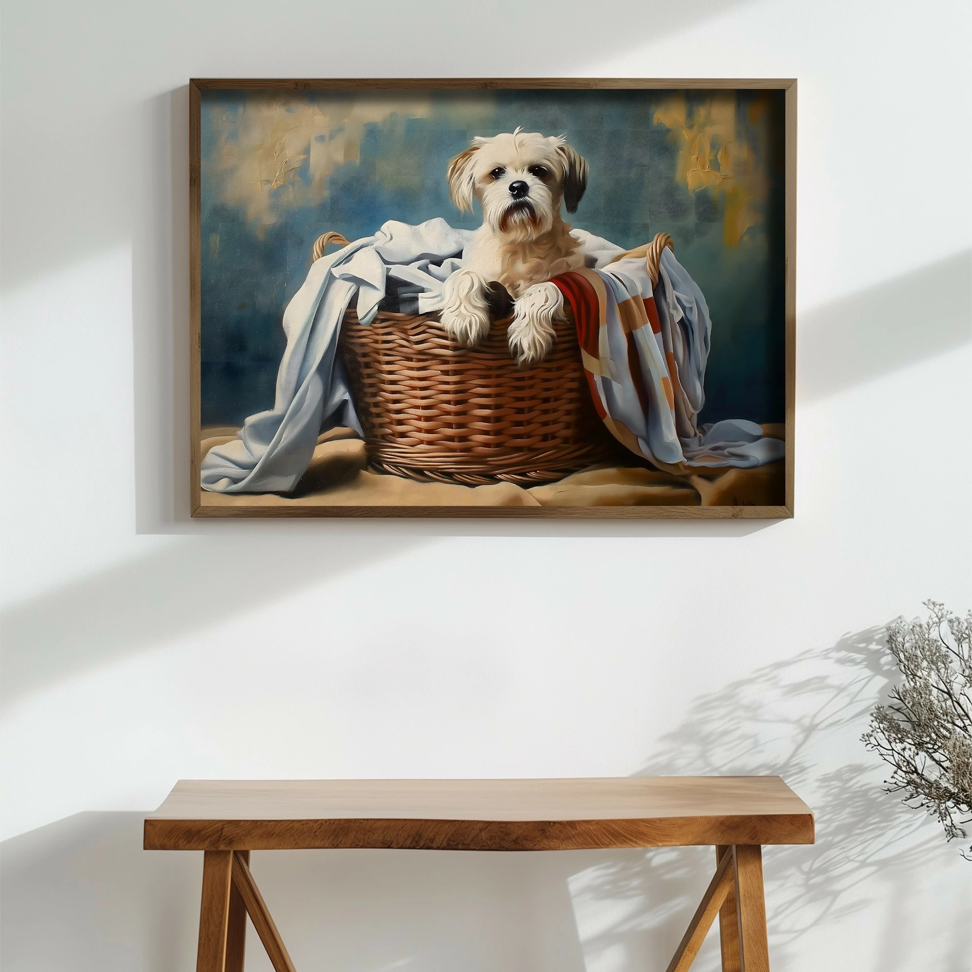 Pikturë dekorative me kornizë MDF, shumëngjyrëshe, Wallity, GE147-L