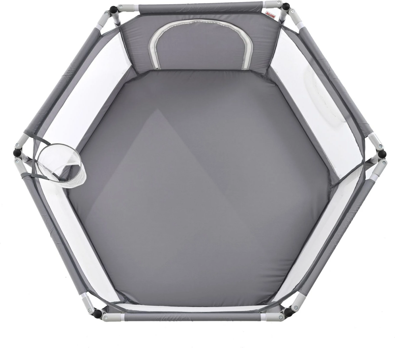 Pishinë me topa për fëmijë, ngjyrë gri, Evila Originals