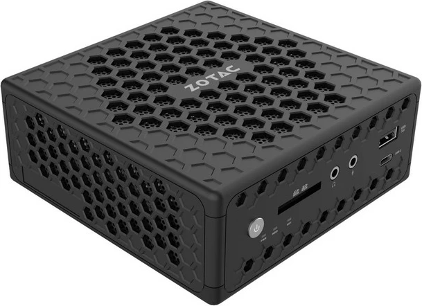 Mini PC Zotac ZBOX CI337 NANO, Intel N100, 1xDDR5 SODIMM, SATA M.2, e zezë