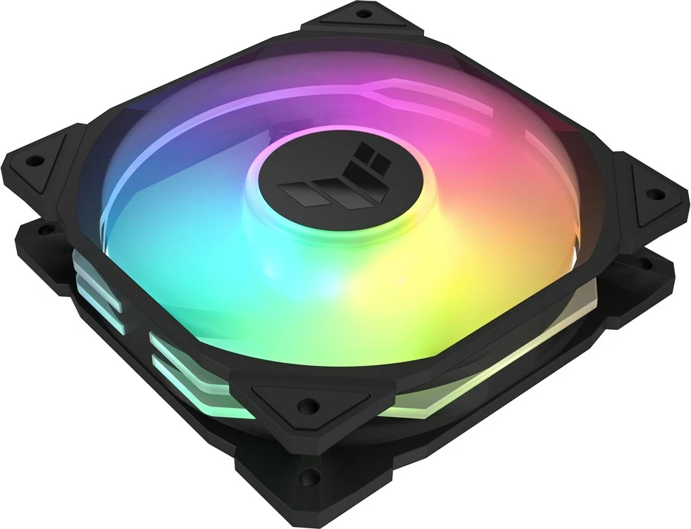 Ventilatorë ASUS TUF Gaming TR120 ARGB Reverse, set treshe, 12 cm, Ngjyrë e zezë