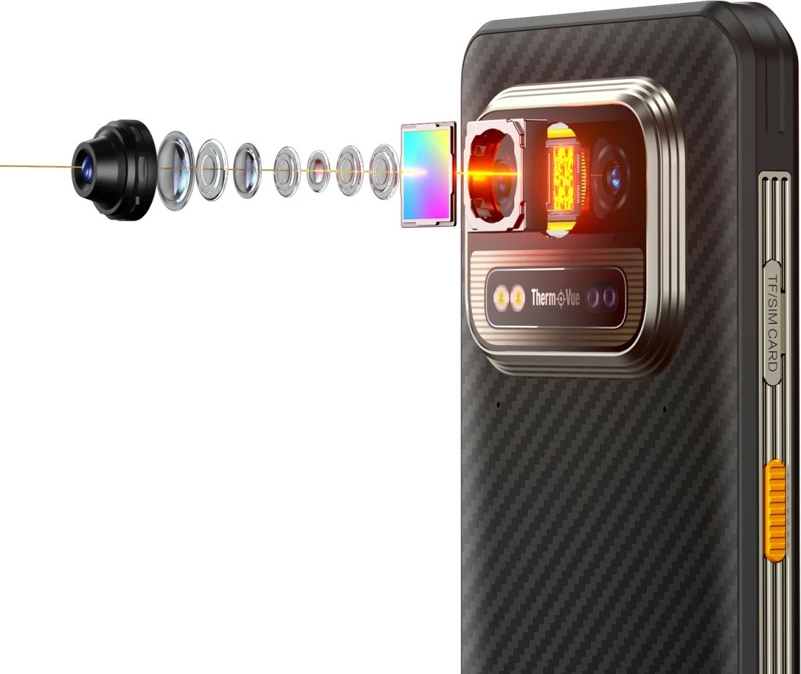 Celular Ulefone Armor 25T Pro, 8/256GB, IP69K, Thermal Vision, Frost Black