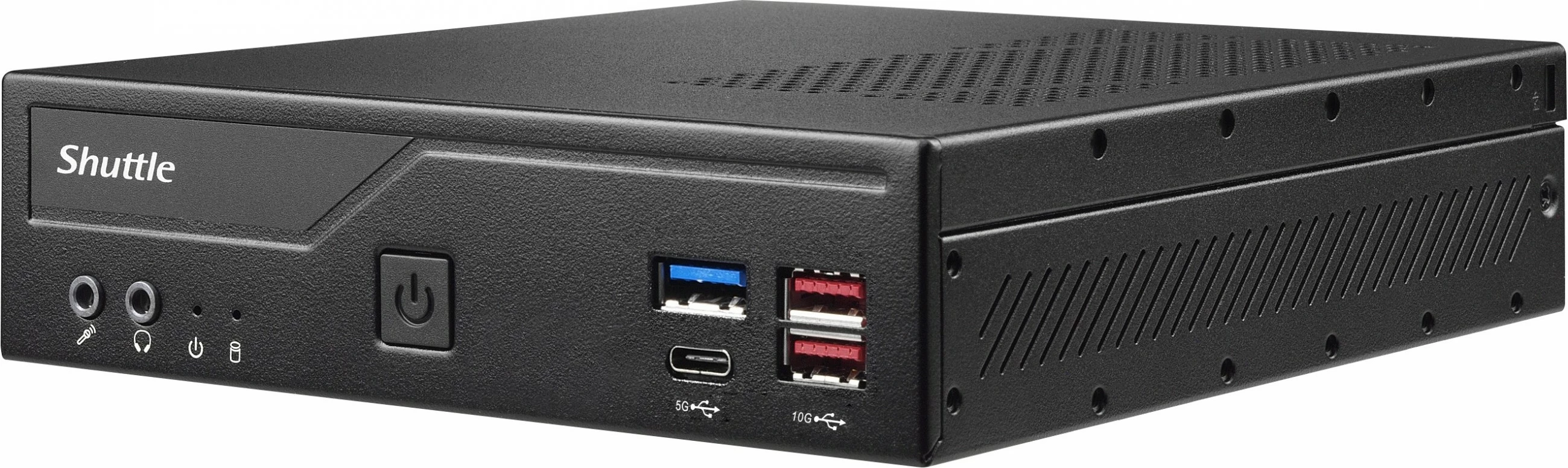 Mini PC Shuttle DH670V2, Intel H670, 1.35L, 2x HDMI, 2x DP, 2x 2.5G LAN, 2x COM, 8x USB, VESA, i zi