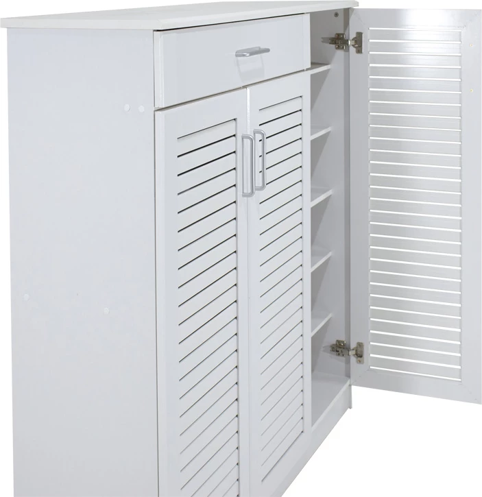 Dollap këpucësh Sante 30 palë i bardhë 120x37x123cm