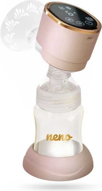 Pompë gjiri elektronike neno NENO PERFETTO, 150 ml, wireless, 3 faza, rozë
