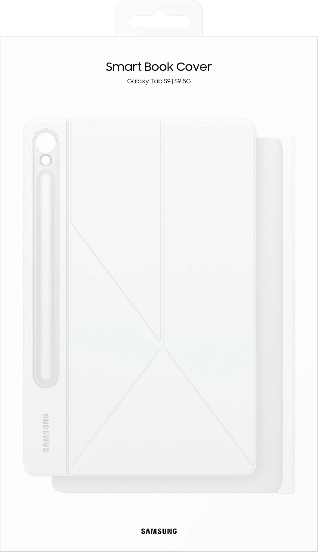 Mbështjellës folio Samsung Galaxy Tab S9, 27.9 cm (11"), i bardhë