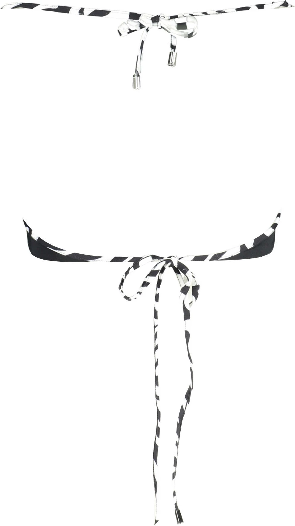 Top bikine për femra KARL LAGERFELD BEACHWEAR, e zezë