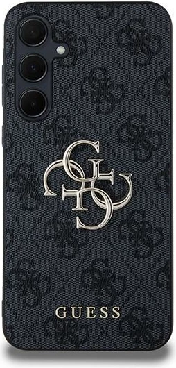 Mbështjellës Guess 4G Big Metal Logo për Samsung Galaxy A35, i zi