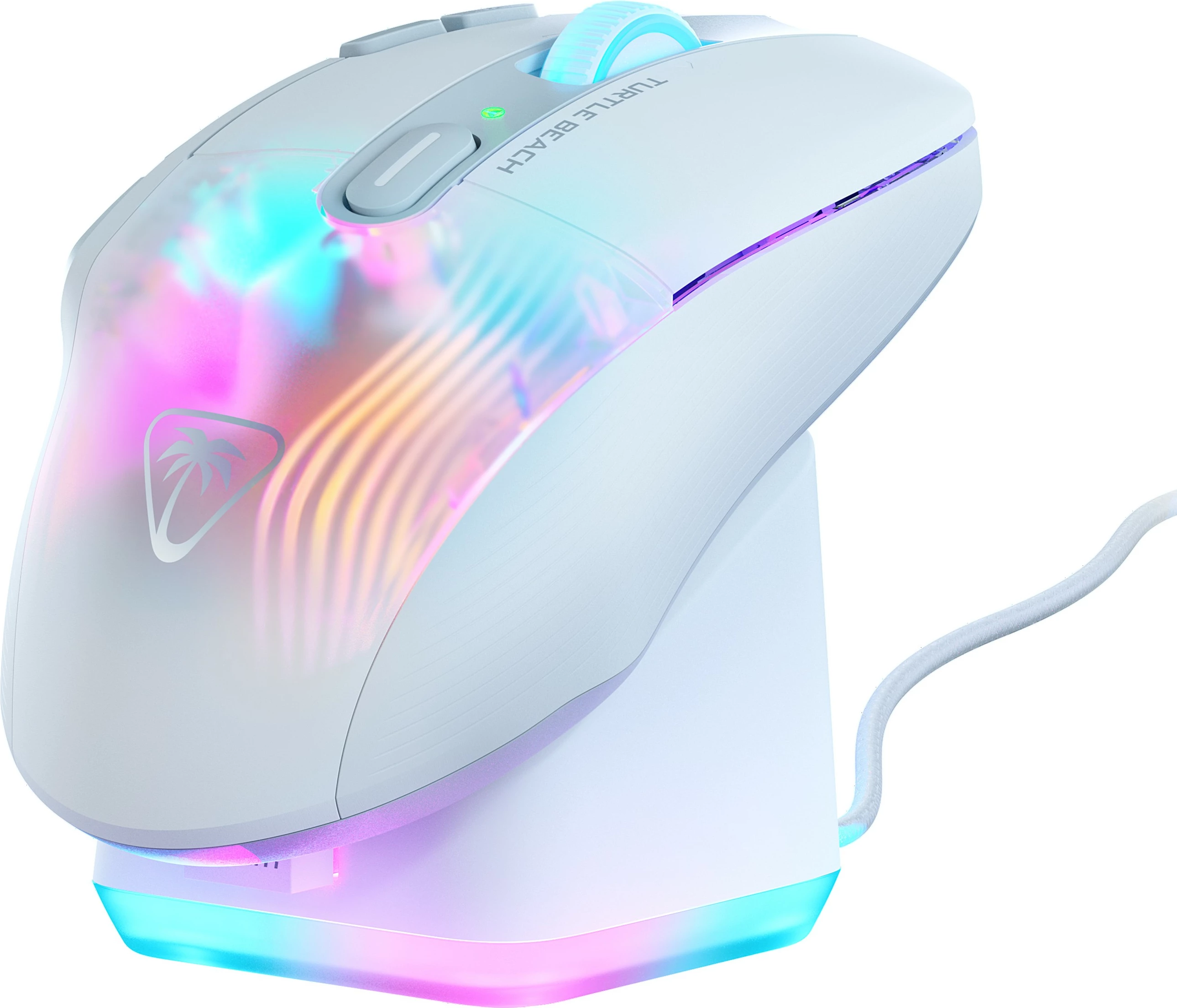 Maus Turtle Beach Kone XP Air, wireless, RGB, i bardhë