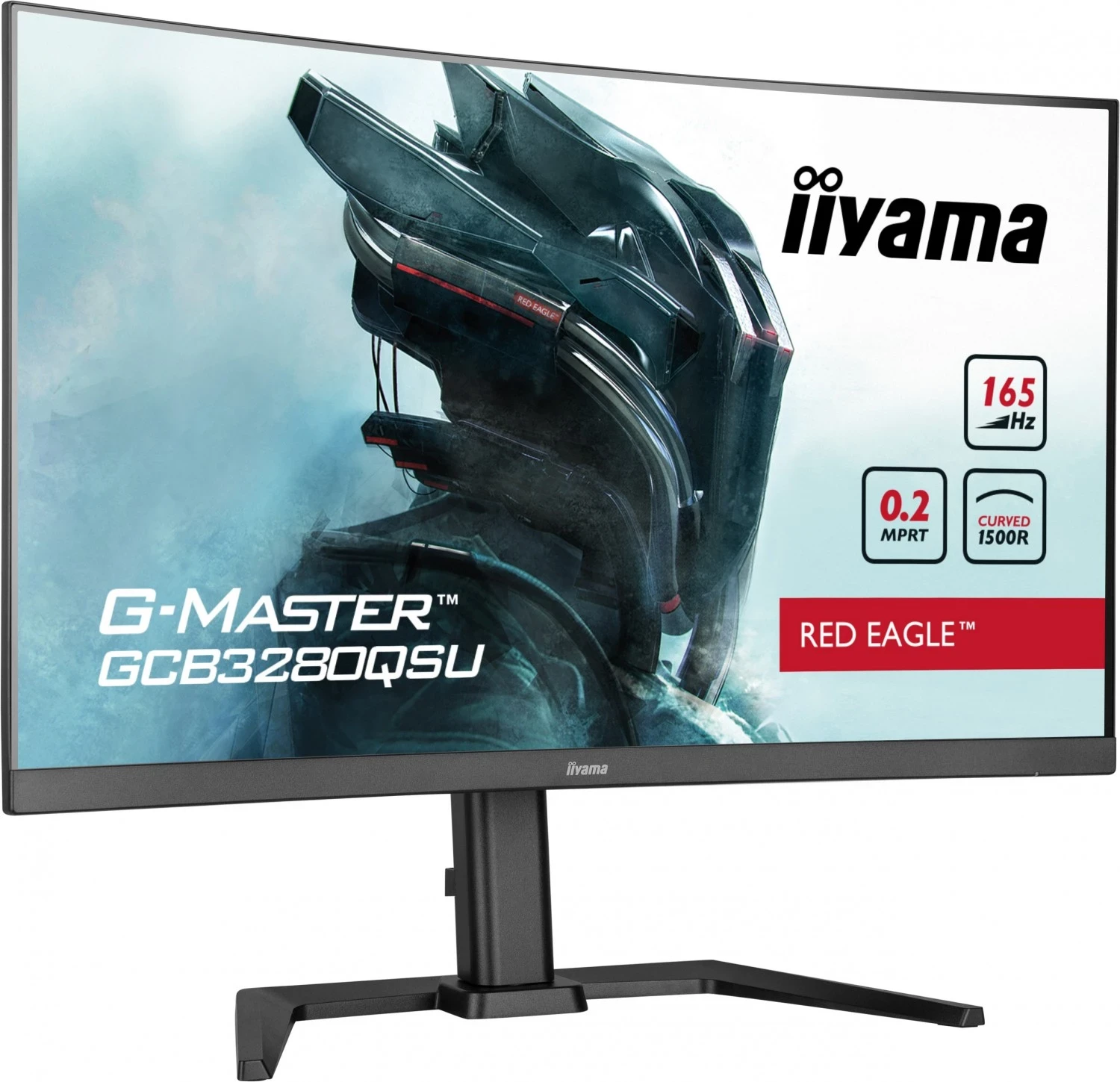 Monitor iiyama G-MASTER GCB3280QSU-B1, 31.5", Quad HD, i zi