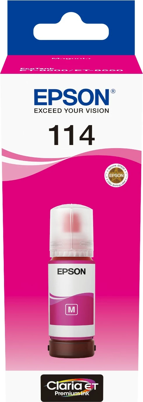 Toner Epson 114 EcoTank, Standard Yield, Magenta, 70 ml