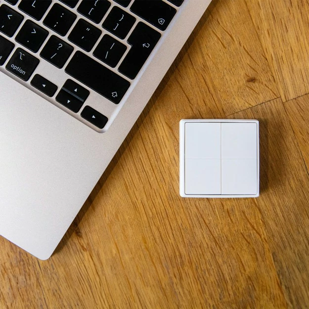 Switch Shelly Blu Wall 4 Wandtaster 4-fach, Ivory