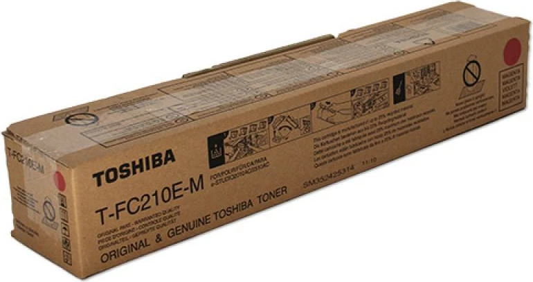 Toner, Toshiba, T-FC210E-M (TFC210EM), rendiment deri 24,000 faqe, magenta
