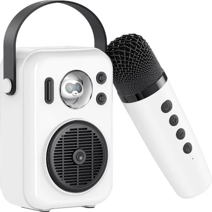 Altoparlant Bluetooth Soundpeats Hi-sing me mikrofon wireless, i bardhë, set