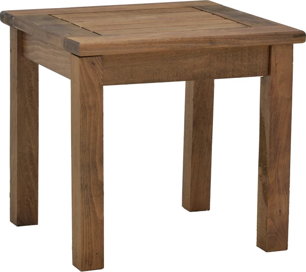 Tavolinë plazhi Retto dru ahu ngjyrë arre 45x40x42cm