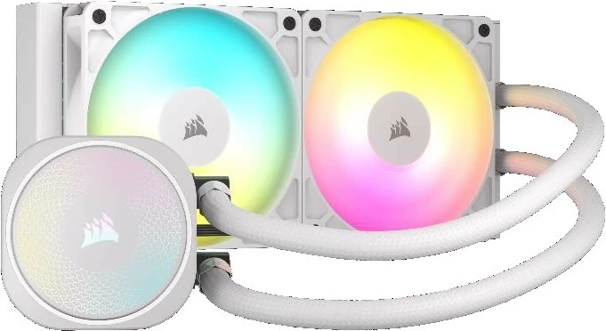 Ftohës procesori Corsair NAUTILUS 240 ARGB, 240 mm, i bardhë