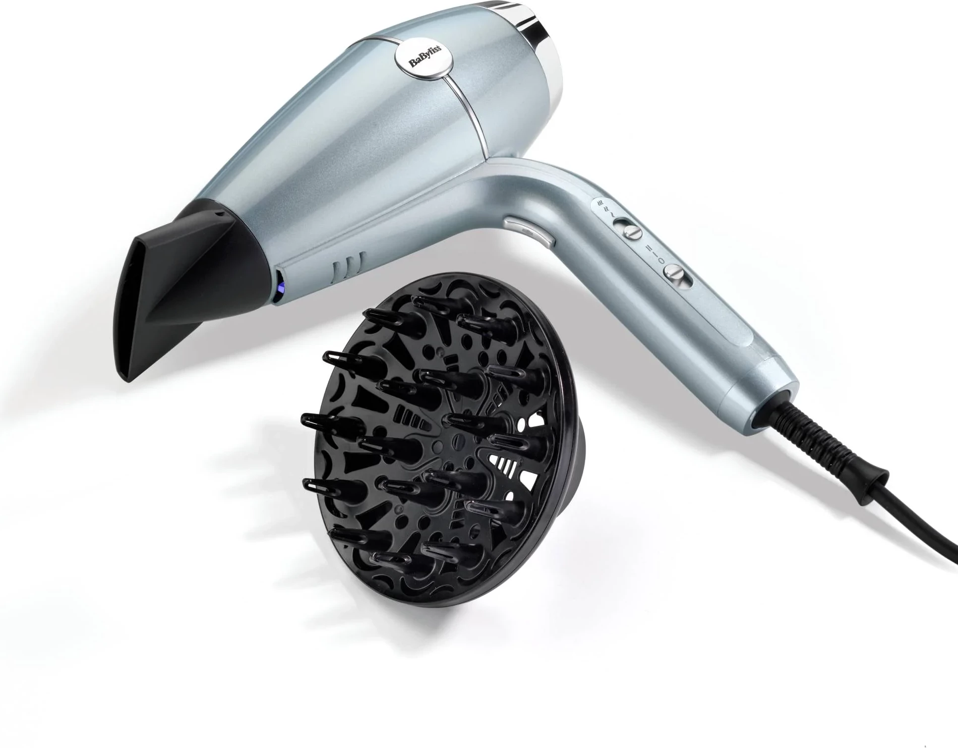 Tharëse flokësh, BaByliss, Hydro Fusion D773DE, 2100 W, motor HTDC, me difuzor dhe grykë koncentratore