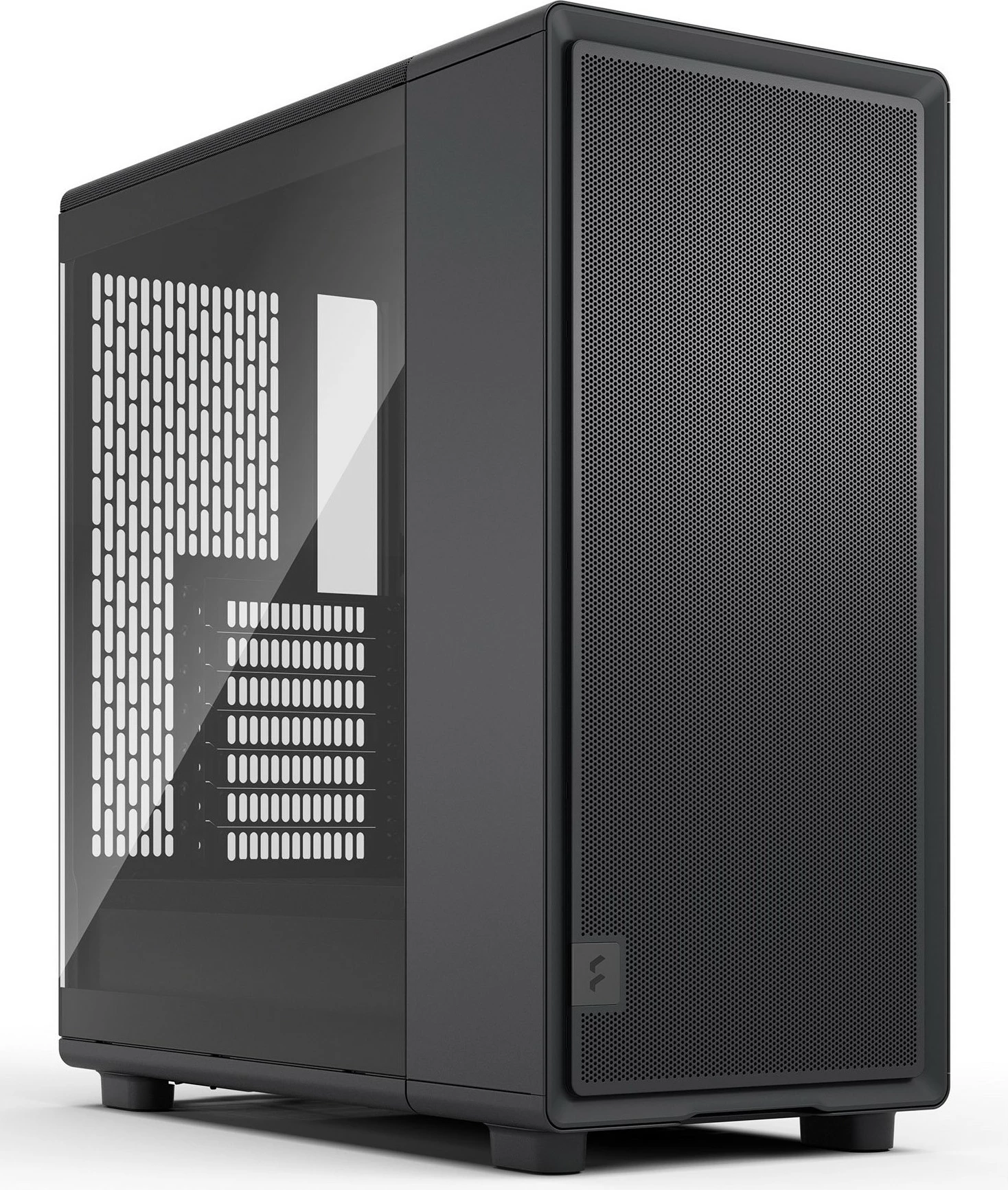 Kasë Fractal Design Epoch Black TG Light tint, Midi Tower, xham i temperuar, e zezë