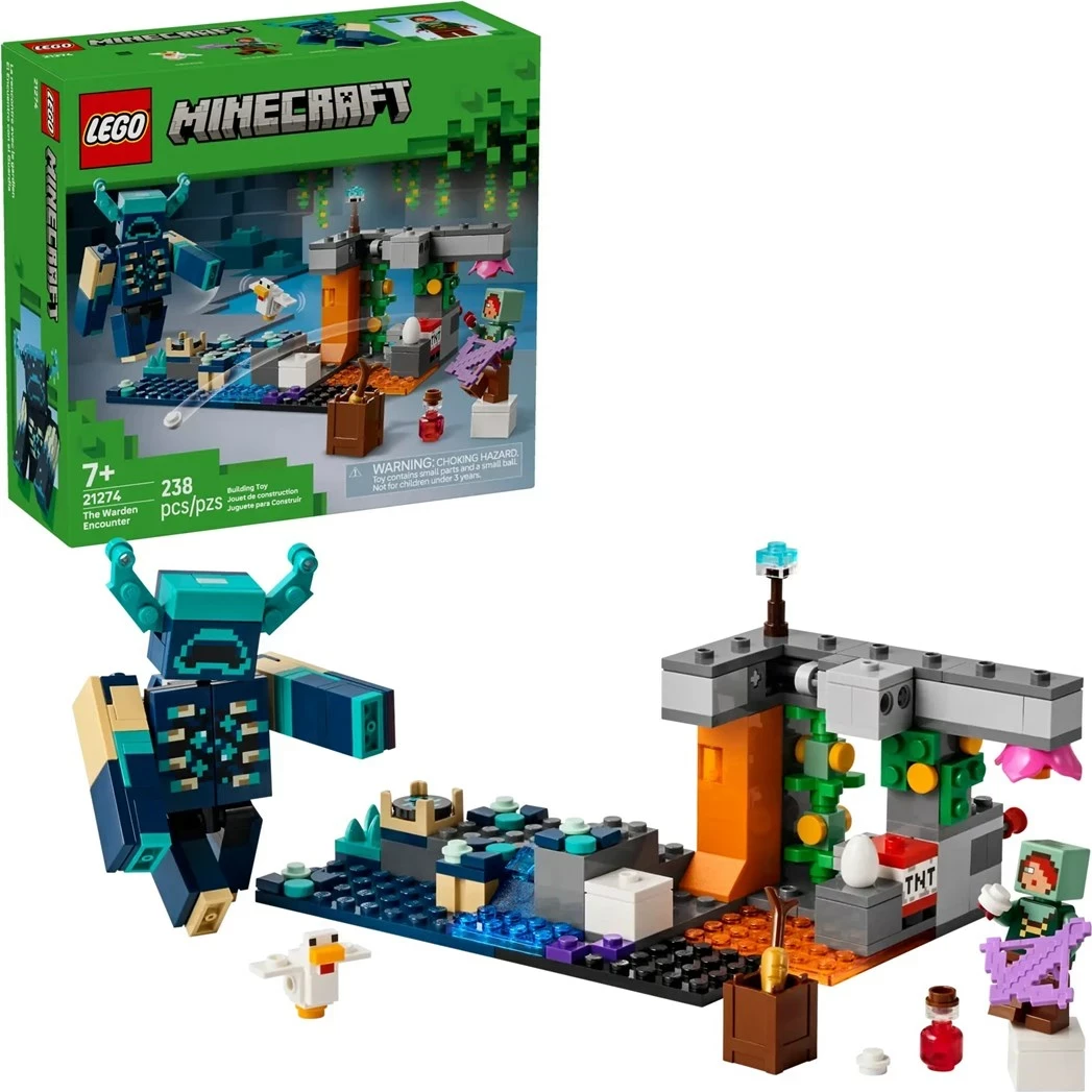 Set LEGO Minecraft The Warden Encounter 21274, 238 pjesë