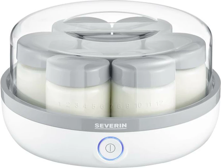 Prodhues kosi, Severin, JG 3518, 7 kavanoza 150 ml, bardh e hirtë