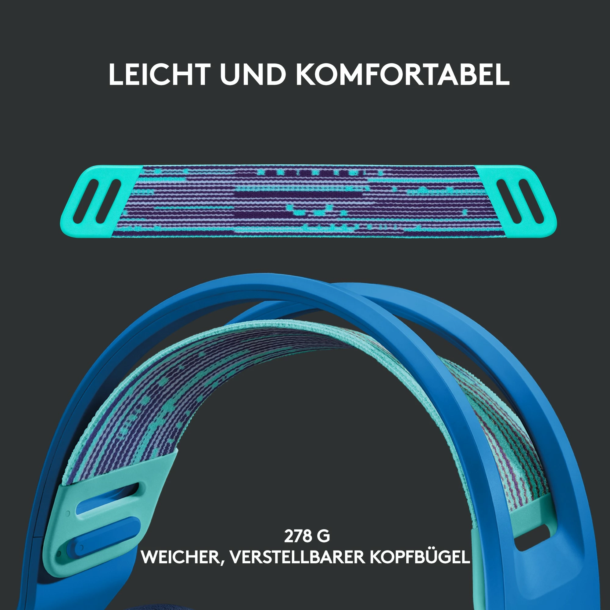Kufje Logitech G733, pa tela, me ndriçim shumëngjyrësh