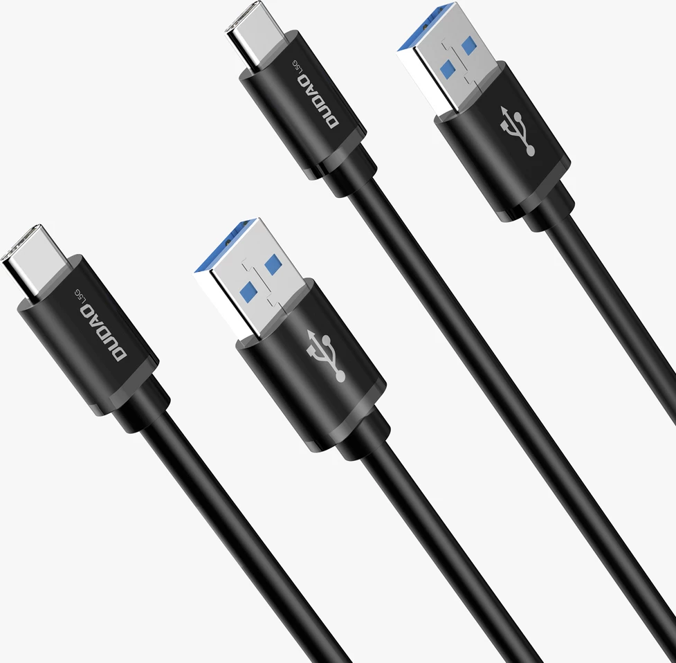 Kabllo USB Dudao L5G, 1m, Super Fast Charge, USB-A në USB-C, e zezë