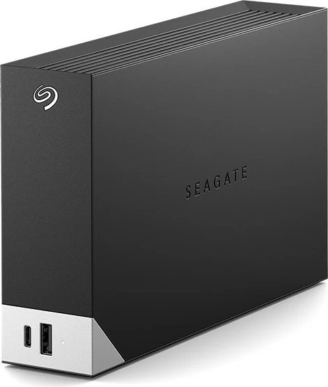 Hard disk Seagate One Touch HUB, 10 TB, USB 3.2 Gen 1, Ngjyrë e zezë dhe gri