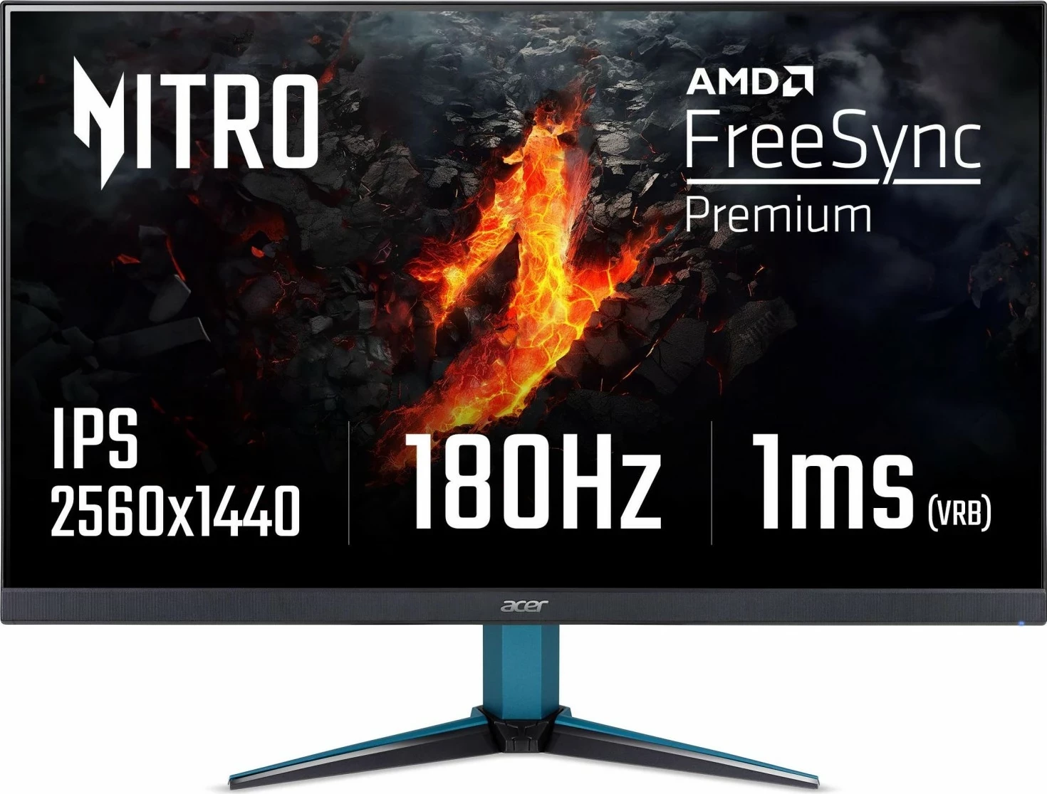 Monitor Acer VG271UM3BMIIPX, 27", IPS, QHD, 180Hz, i zi