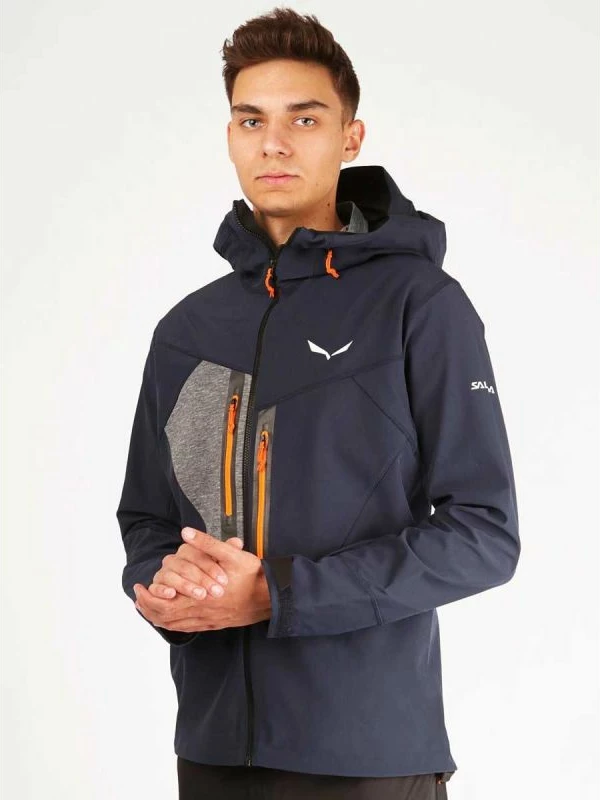 Jakne trekking Salewa për meshkuj, të gjelbër