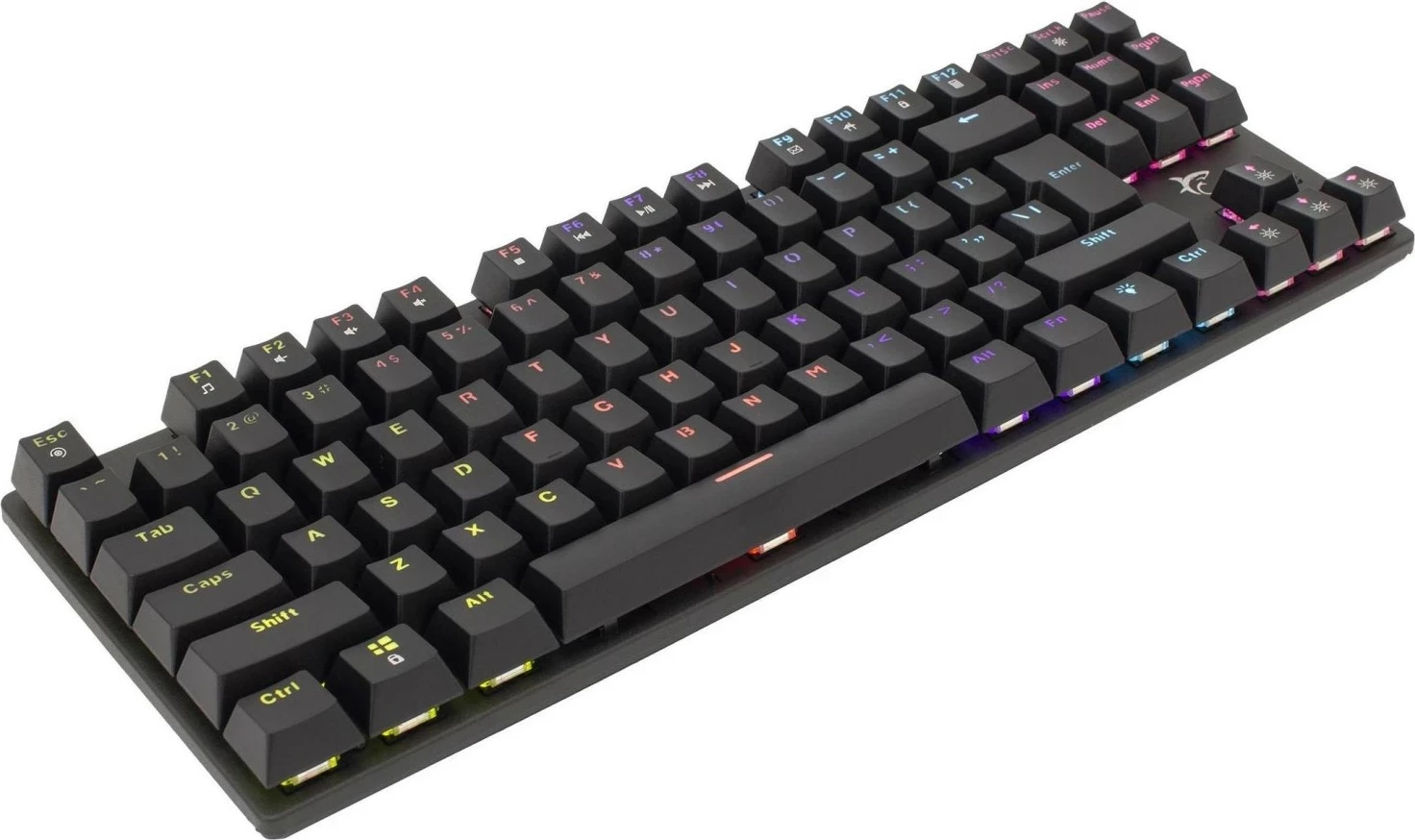 Tastierë mekanike White Shark Commandos GK-2106, RGB, wireless, English (US), e zezë