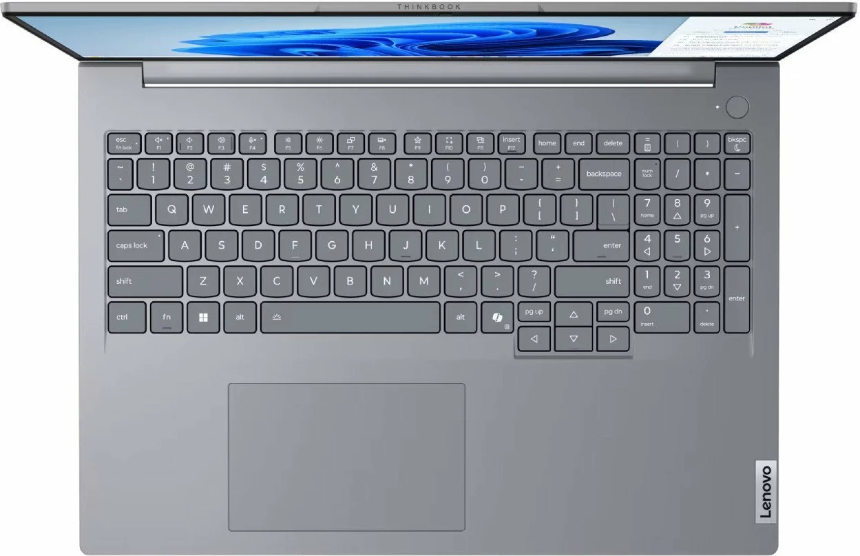 Laptop Lenovo ThinkBook 16 G8 IAL 21SK00JPPB, Intel Core Ultra 5 135H, 16GB RAM Memorje, 512GB M.2 PCIe SSD, Windows 11 Pro, gri