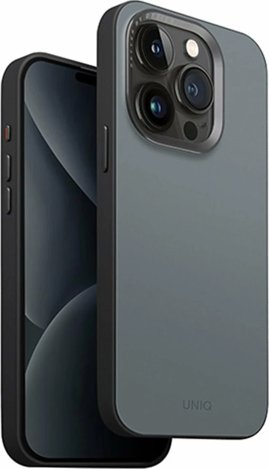 Mbështjellës Uniq Lyden DS për Apple iPhone 15 Pro Max, Magclick, plastik, blu-zi