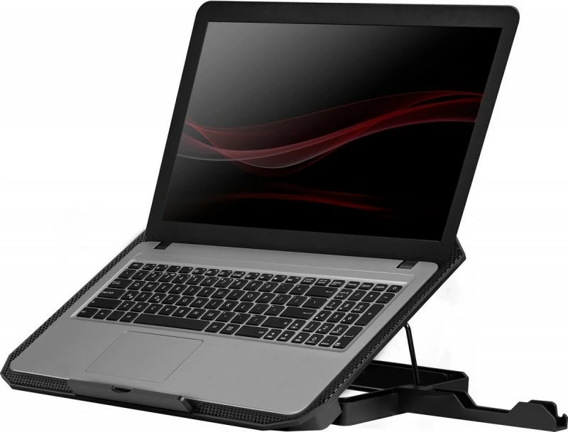 Ftohës laptopi, Defender, NS-510, 15.6", 2x ventilator 14 cm, 2x USB, RGB, i zi