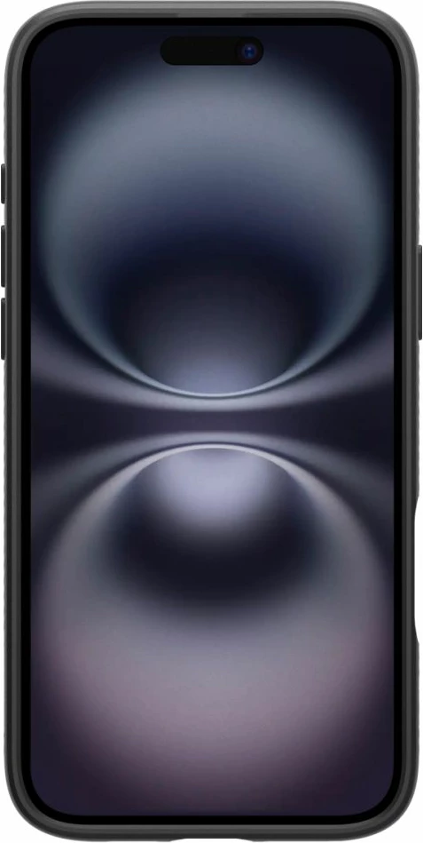 Mbështjellës Spigen Liquid Air për iPhone 16, i zi