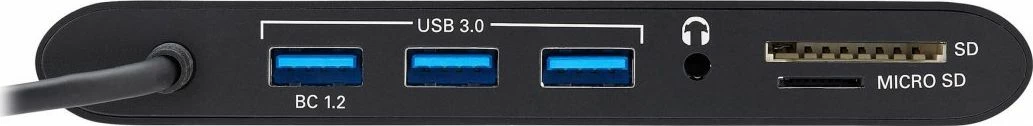 Dock USB-C Tripp Lite Dual Display 4K HDMI/mDP, VGA, Hub USB-A/C 3.2 Gen 1, LAN, PD Charging 100W, i zi