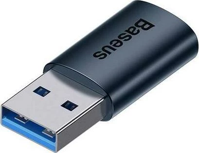 Adapter USB Baseus Ingenuity OTG, USB-A në USB-C, USB 3.1, ZJJQ000103, blu