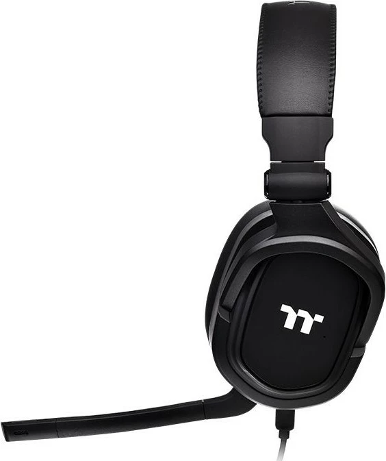 Kufje gaming Thermaltake Argent H5, me kabllo, mikrofon boom, ngjyrë e zezë