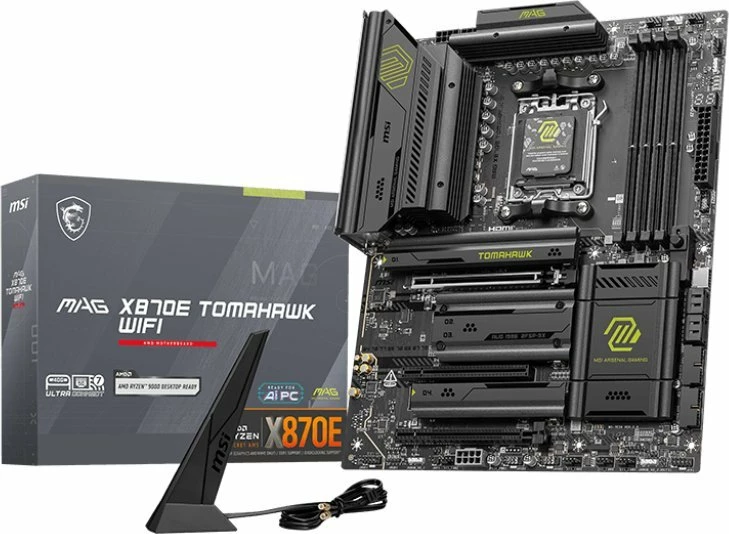 Pllakë amë MSI MAG X870E TOMAHAWK WIFI, ATX, DDR5, Wi‑Fi 7, 5G LAN