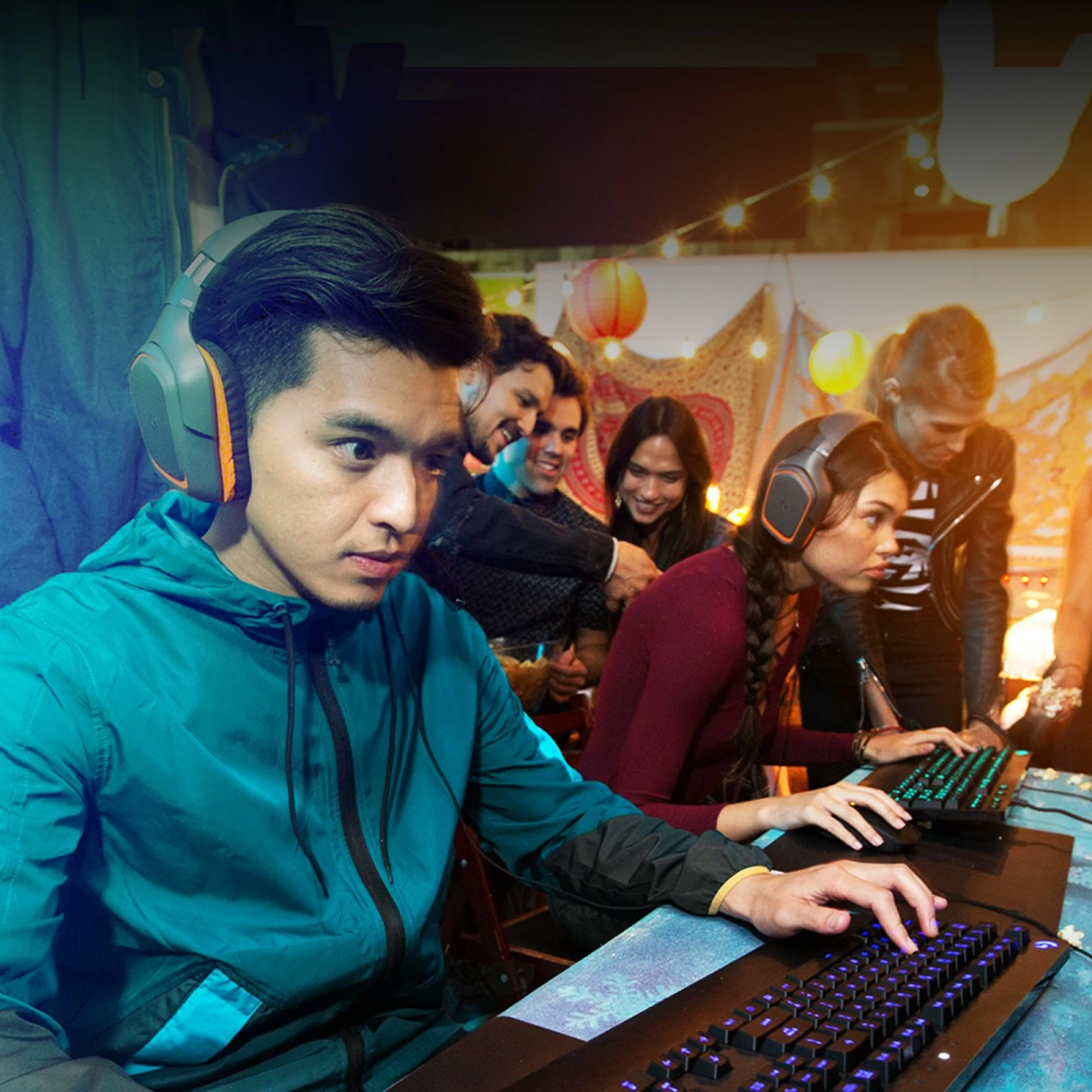 Tastierë gaming Logitech G213 Prodigy, full-size, RGB LED, QWERTZ, e zezë