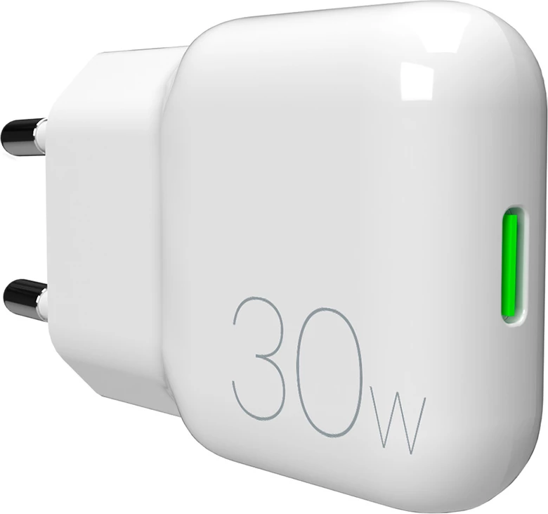 Karikues muri Puro SLIMPRO 30W USB-C, i bardhë