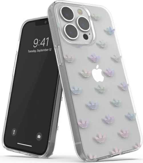 Mbështjellës Adidas OR SnapCase ENTRY për iPhone 13 Pro / 13 6.1", shumëngjyrësh, transparent