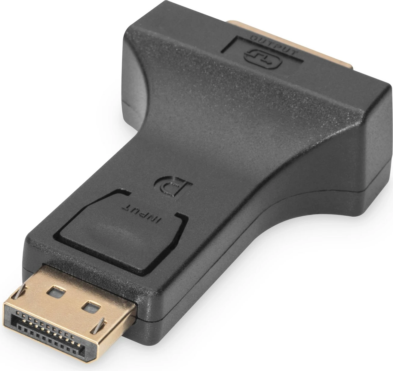 Adapter DisplayPort Digitus DP në DVI-I (24+5), i zi