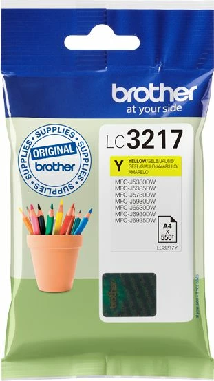 Kartrixh boje origjinale Brother LC-3217Y, e verdhë