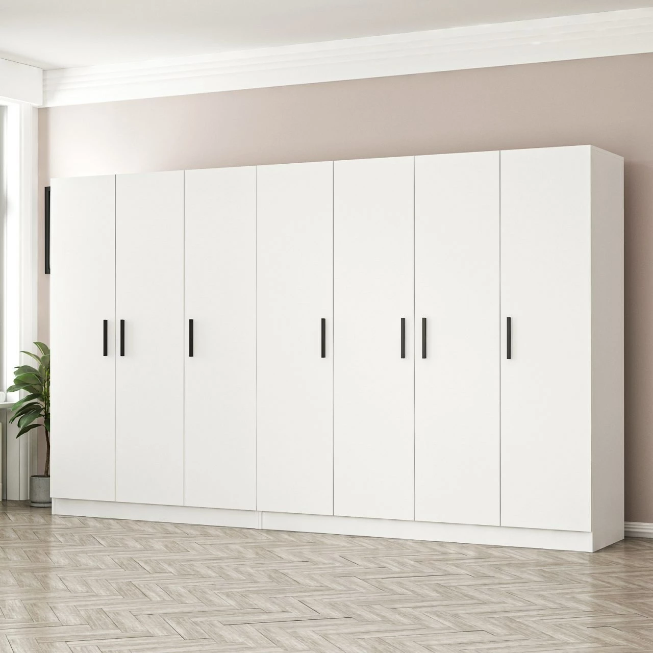 Dollap Skye Decor, i bardhë, Kale - 3809