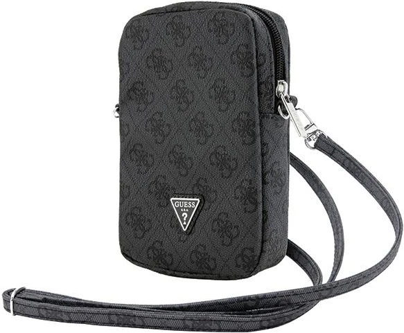 Çantë për celular Guess Zip 4G Triangle, e zezë