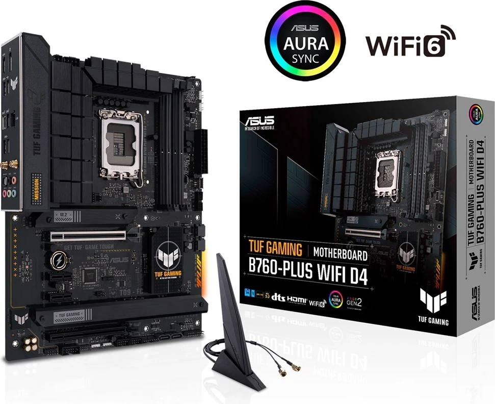 Pllakë amë ASUS TUF GAMING B760-PLUS, WIFI D4