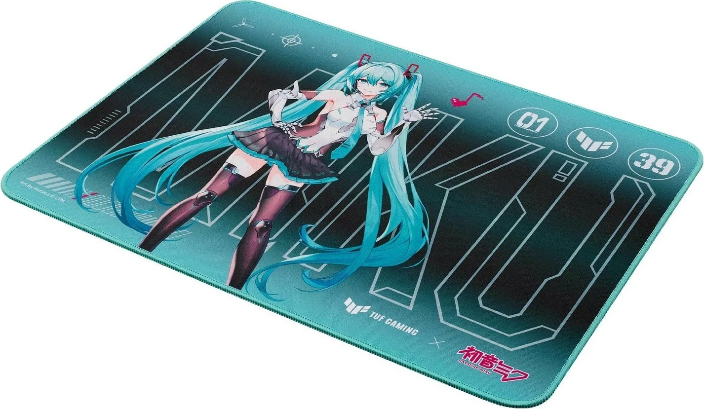 Mauspad Asus TUF GAMING P1 NC19 plastikë, 36x26cm, gjelbër