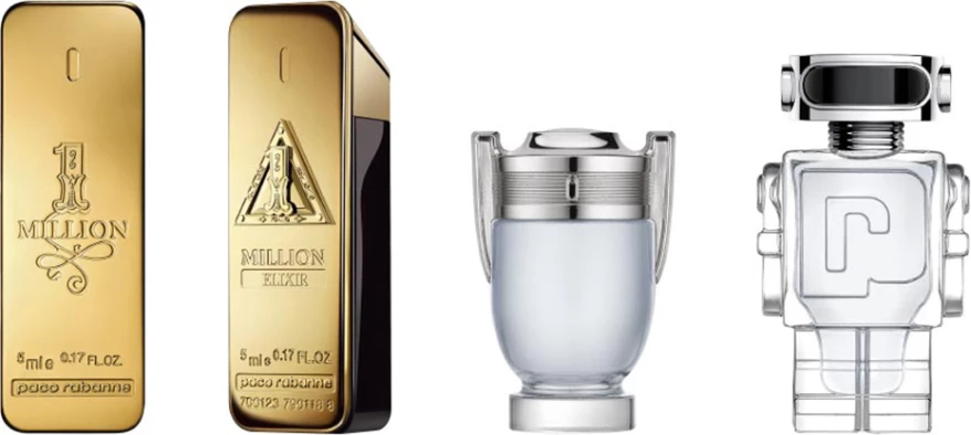 Set Paco Rabanne Men's Mini, 4 x 5 ml