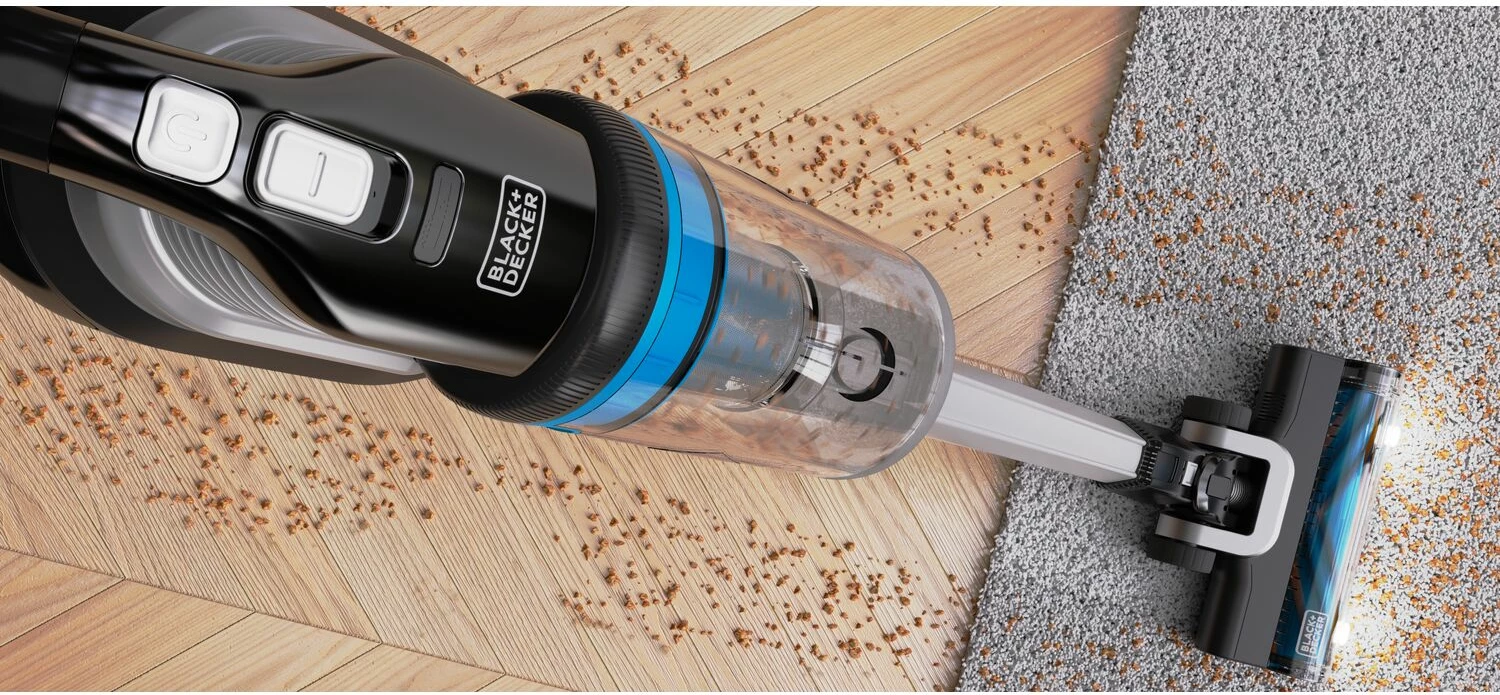 Fshesë me korrent vertikale pa kabllo Black&Decker BHFEB520D1 18V 2.0Ah, e zezë (me bateri, karikues dhe aksesorë)